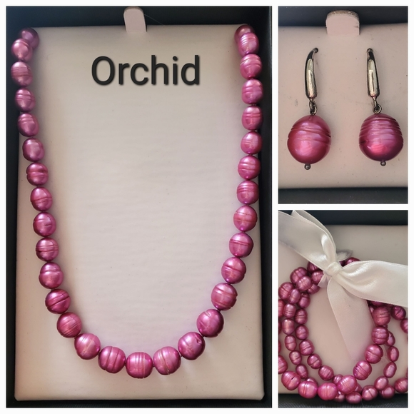 Honora Pearls New 3pc Set - Picture 3 of 4